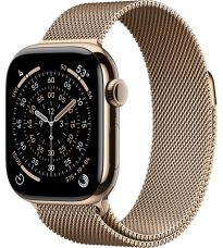 Apple Watch Series 11, 42 mm, Gold Titanium GPS+Cellular, Gold Milanese Loop 